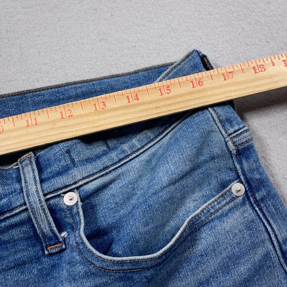 Madewell Jeans Women Size 30 Blue‎ Mid-Rise Kick Out Stretch Denim Bootcut - Picture 6 of 10
